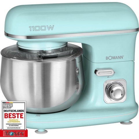 Bomann KM 6030 - Kneedmachine - Keukenmachine - 1100 watt - 5 liter - Groen/Mint