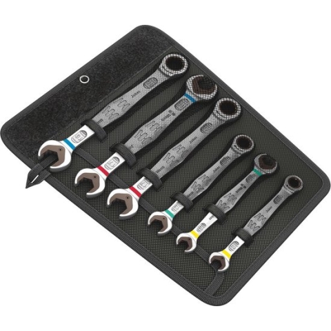 Wera 05020022001 6-delige Joker Steek-/ringratelsleutelset - 10-19mm