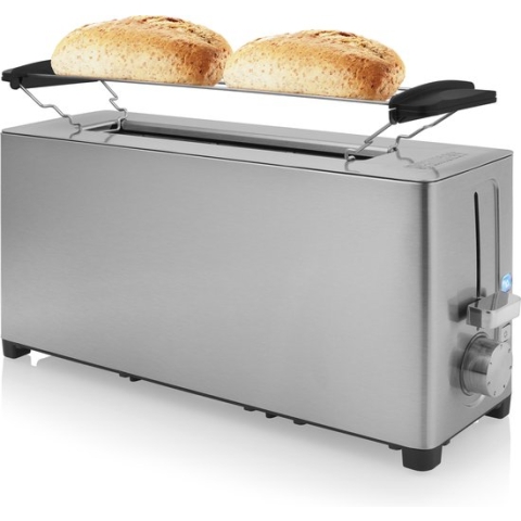Princess 142401 RVS Broodrooster Long Slot – 7 instelbare standen – 1050 W