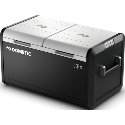 Dometic CFX3 75DZ Dual zone compressor koeler/vriezer - 74L - 12/24/230v - Energieklasse D - zwart/grijs
