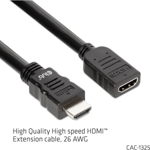 CLUB3D CAC-1325 HDMI kabel 5 m HDMI Type A (Standaard) Zwart