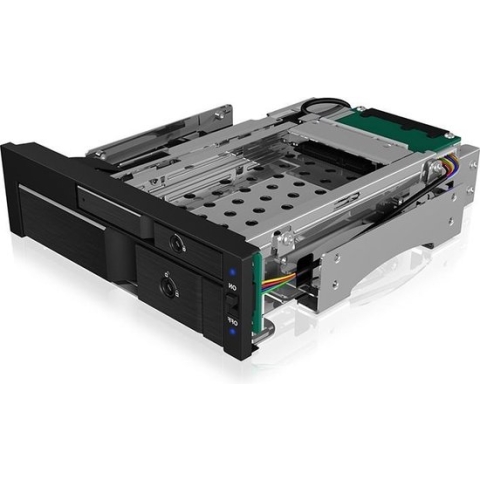 RaidSonic IB-173SSK behuizing voor opslagstations 2.5/3.5'' HDD-/SSD-behuizing Zwart