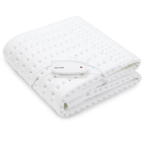 Wellcare WE-167UBHD 4D DWF elektrische warmte deken Eco Fleece 1-persoons | timer | extra warmte aan de voeten