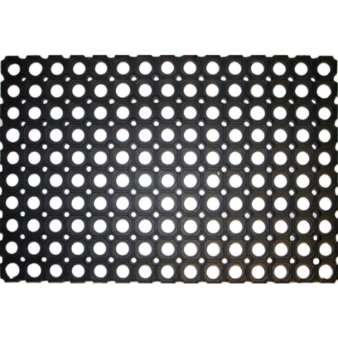 Benson Intrada Nederland Deurmat - Rubberring - 40 x 60 cm - Zwart