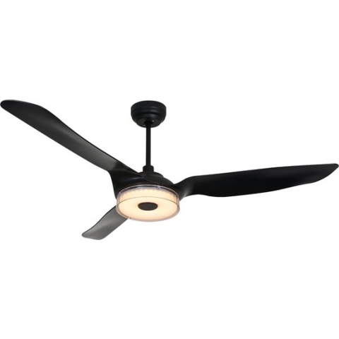 Qlima FC 260 - Plafondventilator met LED Verlichting - WiFi - Zomer en Winter - Afstandsbediening