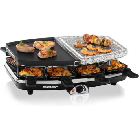 Cloer steen-/raclettegrill 6435