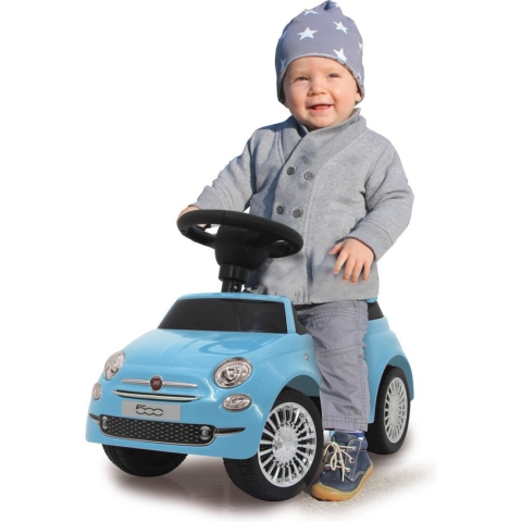 JAMARA Duwauto Fiat 500 blauw