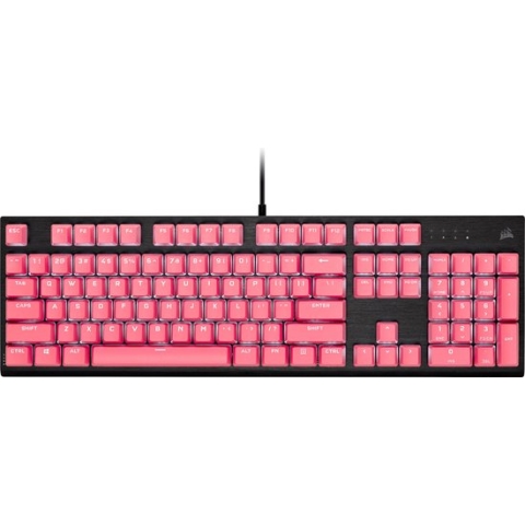 Corsair PBT Double-Shot Pro Qwerty Toetsenbordcover - Roze