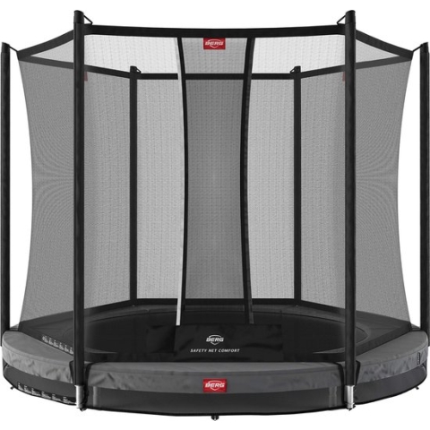 BERG Favorit InGround Trampoline - incl. veiligheidsnet - 330 cm - Grijs