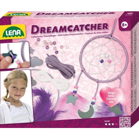 Lena Maak Je Eigen Dromenvanger Meisjes Rvs/wol Paars 8-delig