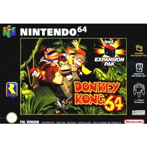 Donkey Kong 64 - Nintendo 64 [N64] Game PAL