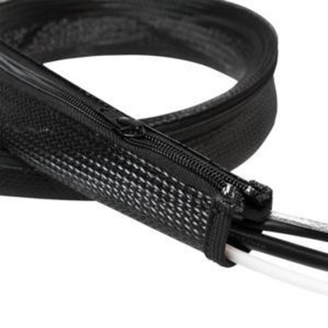 LogiLink KAB0046 kabel beschermer Zwart - 1M - Ø30mm