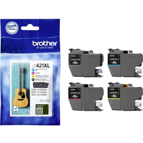 Original Ink Cartridge Brother LC-421XLVAL Multicolour