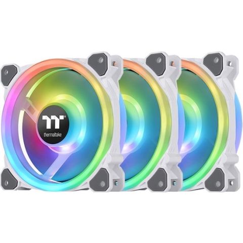 Riing Trio 12 RGB Radiator Fan White TT Premium Ed