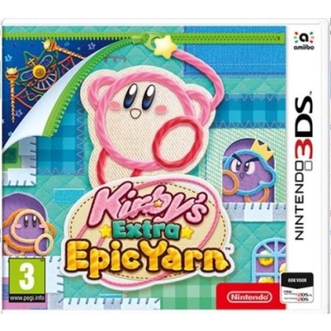 Kirby's Extra Epic Yarn (verpakking Spaans, game Engels)