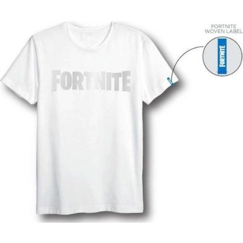Fortnite T-shirt met korte mouw - wit - Maat XL