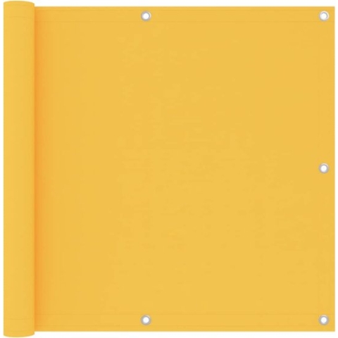 vidaXL-Balkonscherm-90x400-cm-oxford-stof-geel