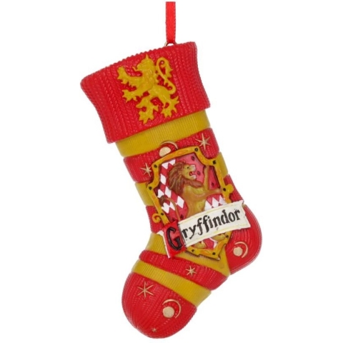 Nemesis Now - Harry Potter - Gryffindor Kerstsok - Hangende Kerstboomversiering - 9.5cm