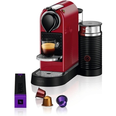 Krups Nespresso Citiz & Milk XN7615 - Koffiecupmachine - Rood