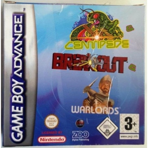 Breakout / Centipede / Warlords (GBA)