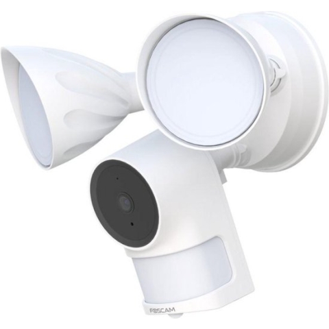 Foscam F41 Beveiligingscamera - 4MP - Floodlight - WiFi - 2K - Dual band - Persoonsdetectie- Wit