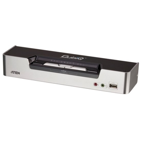 Aten KVM Switch CS1642A KVM-switch Rack-montage Zwart, Zilver