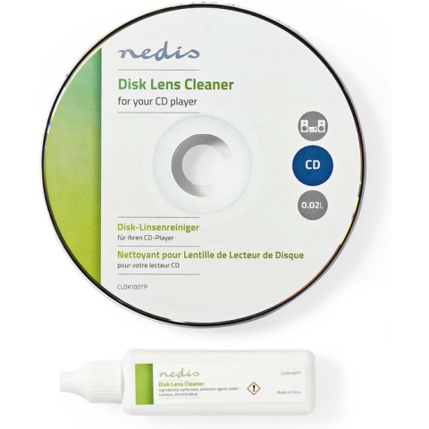 Disc Lensreiniger - Reinigingsschijf - 20 ml - CD-Speler