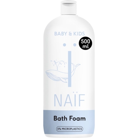 Naïf - Verzorgende Badschuim - 500ml - Baby's en Kinderen - Met Natuurlijke Ingrediënten