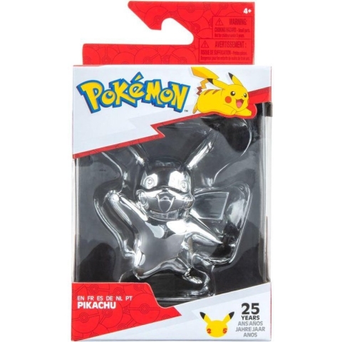 Pokemon - Silver Pikachu - 25th Celebration