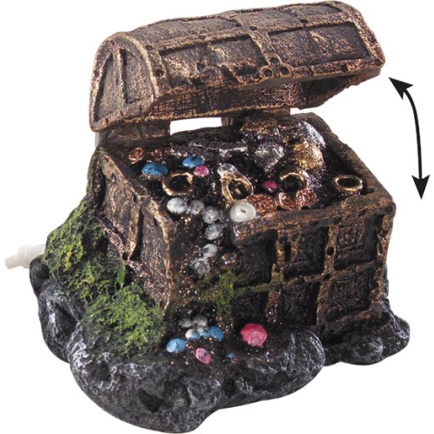 Ebi Schatkist Bubble Action - Aquariumdecoratie - 13 x 10 x 11cm