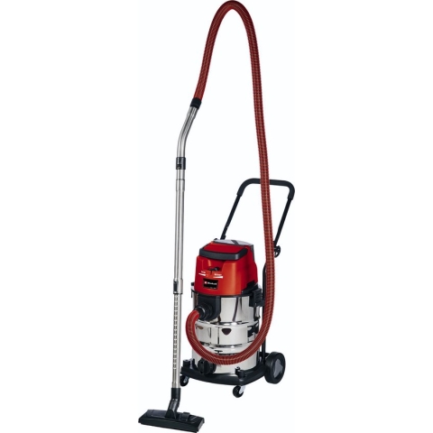 Einhell Accu Nat-/Droogzuiger TE-VC 36/30 Li S Solo - Power X-Change - 36 V/Li-Ion - 30 L - ECO/BOOST-modus - 100/150 mbar - Blaasfunctie - Premium zuigslang - Incl. 8-delige Accessoireset - Excl. accu en lader