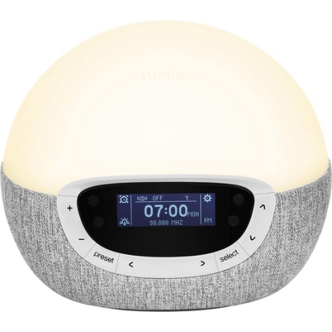 Lumie Bodyclock Shine 300 | Sleep & Wake-up light | Dimbaar nachtlampje | FM radio | 15 geluid opties