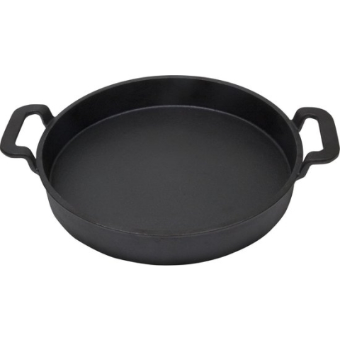 Grill Guru Flip Grid Cast Iron Fry Pan