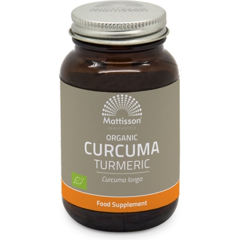 Mattisson - Biologische Kurkuma 325mg - Geelwortel - 120 capsules