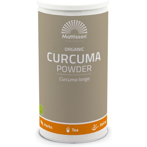 Mattisson - Biologische Geelwortel (Curcuma Longa) poeder - Kurkuma - 125 g