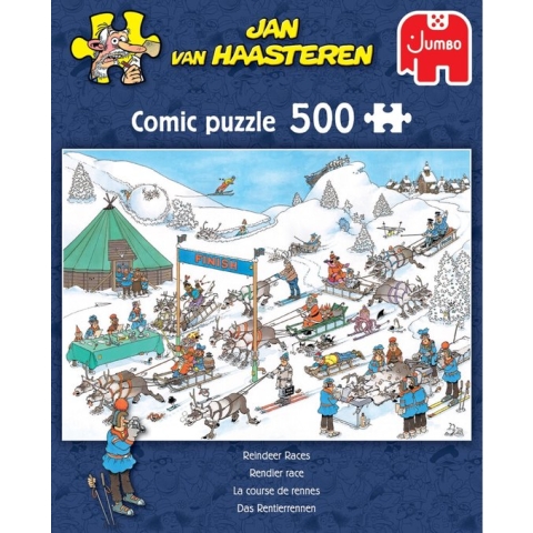 Jan van Haasteren Rendier Race puzzel - 500 stukjes