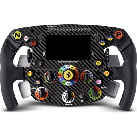 Thrustmaster Formula Wheel Add-On Ferrari SF1000 Edition, replicastuur, PC, PS4, PS5, Xbox One en Series X|S, dashboard met display en LED's, middenplaat van 100% koolstofvezel, licentie van Ferrari