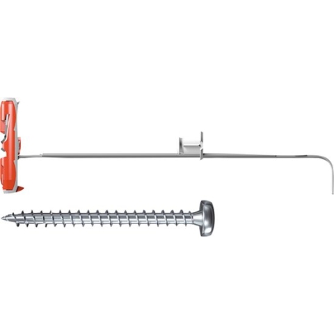 fischer hollewandplug DuoTec - voor zware belastingen in plaatmateriaal - met bolkopschroef 5,0x60mm - 10 stuks