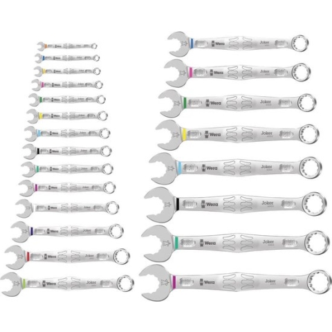 Wera 05020232001 6003 Joker 22 Set 1 Ring-steeksleutelset 22-delig