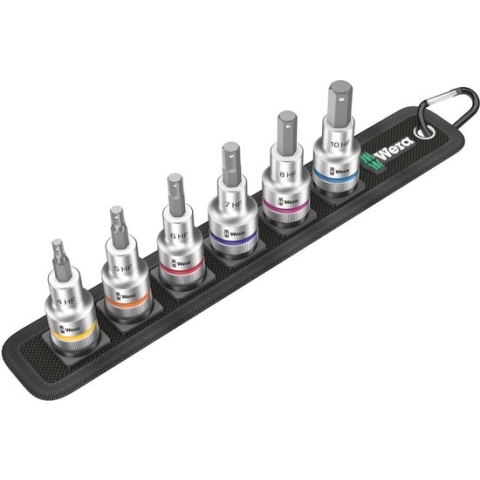 Wera Belt C 2 Zyklop 05003996001 Dopsleutel-bitinzetset 1/2 (12.5 mm) 7-delig