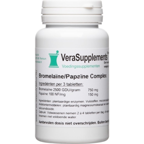 BioVitaal Bromelaïne/Papaïne complex - 100 tabletten - Enzymen