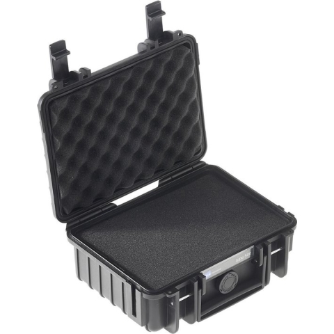 B&W outdoor.cases type 500 Zwart + plukschuim