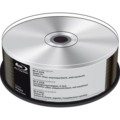 MediaRange MR513 BD-R 25GB 25stuk(s) Lees/schrijf blu-ray disc