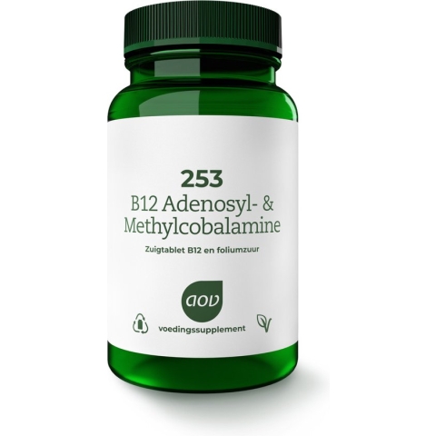 AOV 253 B12 Adenosyl- & Methylcobalamine - 60 zuigtabletten - Vitaminen - Voedingssupplement