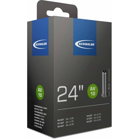 Schwalbe Binnenband - AV10 - 24 inch x 1.50 - 2.40 - Auto Ventiel - 40mm