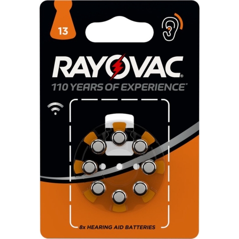 Rayovac Hoortoestel Batterijen - 1.4V 290mAh - 8 stuks