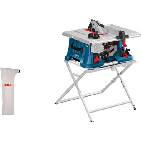 Bosch Professional GTS 18V-216 Zaagtafel - BITURBO - Met onderstel - Zonder 18 V accu en lader - Incl. stofzak