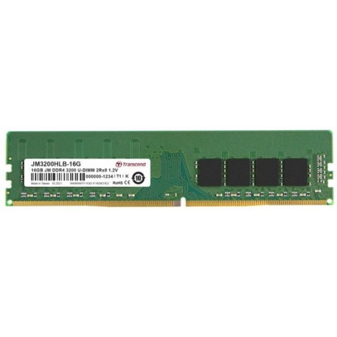 Transcend JM3200HLB-16G 16 GB - U-DIMM - DDR4
