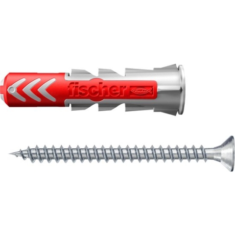 fischer DuoPower pluggen 5x25 met schroef - universele pluggen - met schroeven 3,5x35 mm - 50 stuk(s)