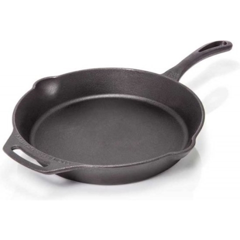 Petromax fp30-t, skillet, 28 cm, pan met steel, gietijzer, zwart